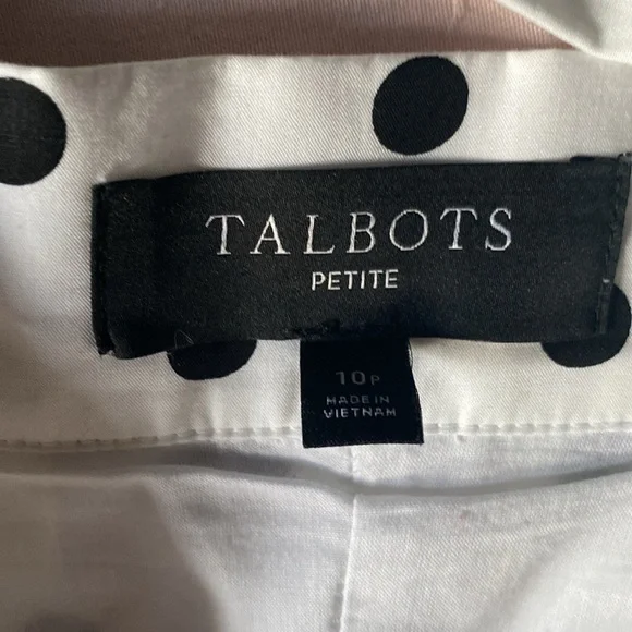 Black Polka dot white midi skirt - Picture 4 of 4